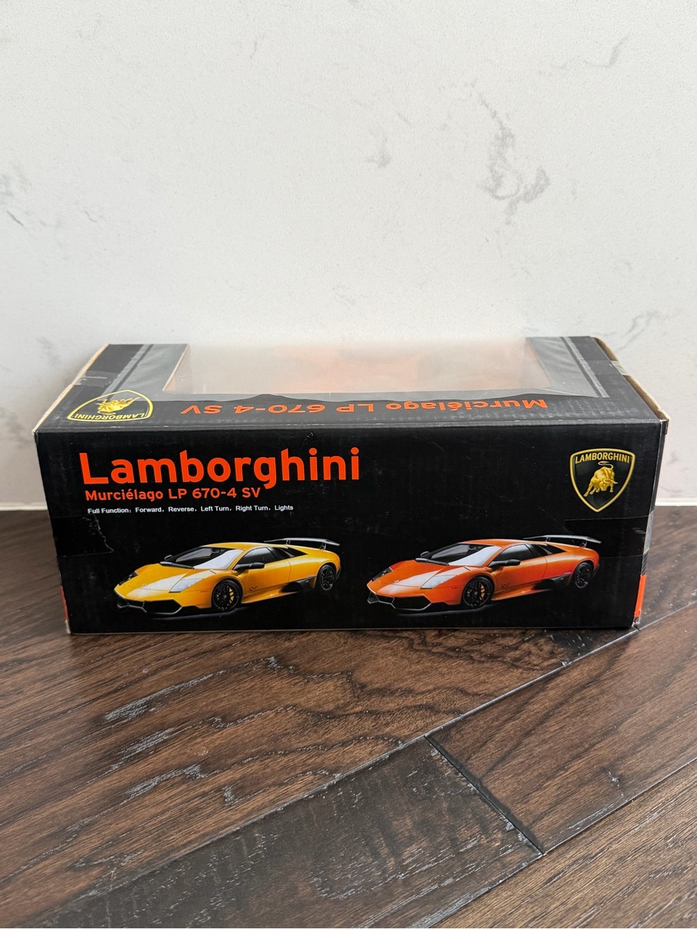 BRAHA Lamborghini Murciélago 670-4 SV R/C orange toy Car NIB - Picture 6 of 6
